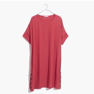 Madewell side button dress