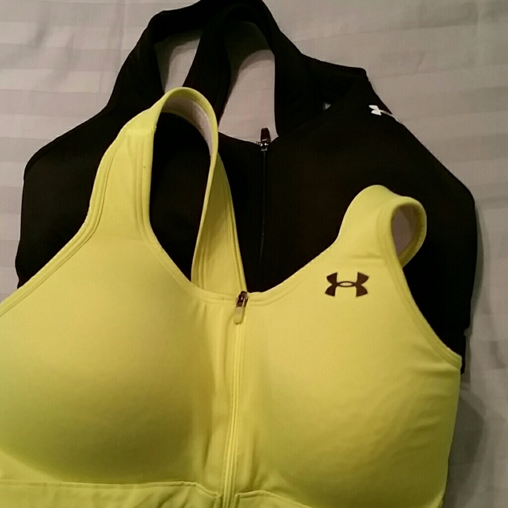 Zip up sport bras