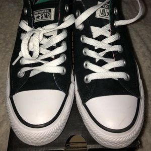 Converse sneakers. Black and white.