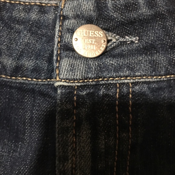 Guess Jean Shorts with Rhinestone - Picture 3 of 6