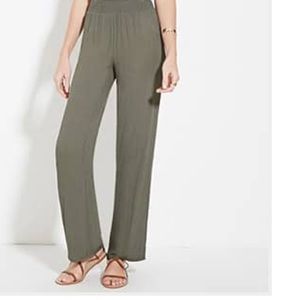 Size small loose fitting olive green comfy pants