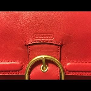 Coach Red Leather bag