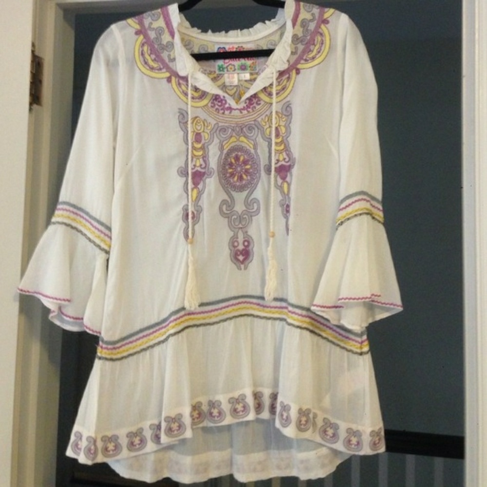 Flamenco Spanish Embroidered Tunic