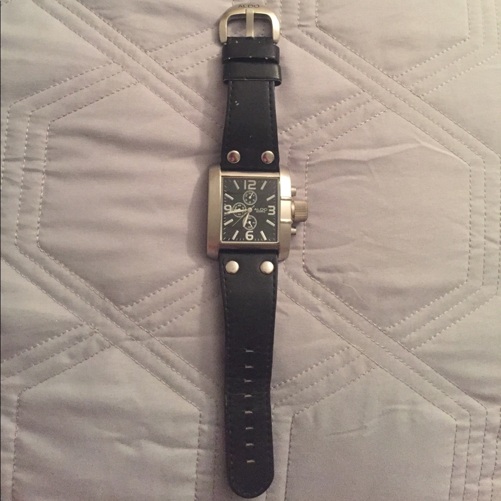 Men’s Black Aldo Watch