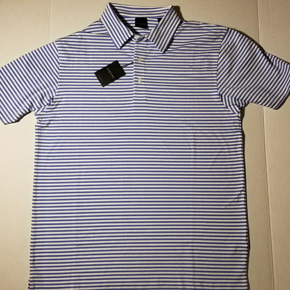 Dunning Golf Striped Polo