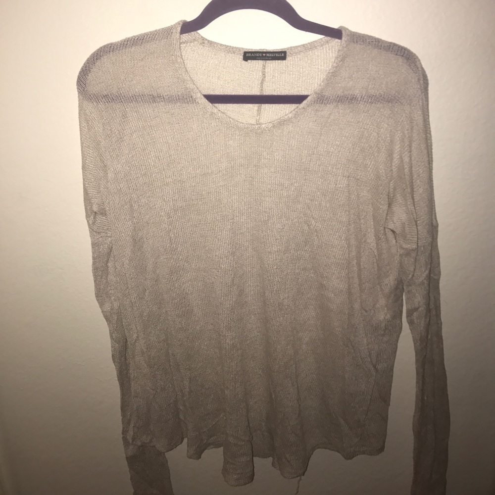 Brandy tan sweater