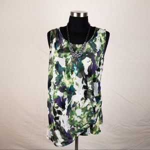 Vera Wang Gorgeous Green Top