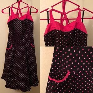 Halter dress with pockets