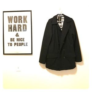 Billabong wool peacoat. Men's Large.