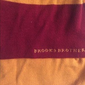Red and gold USC colors brooks brothers scarf