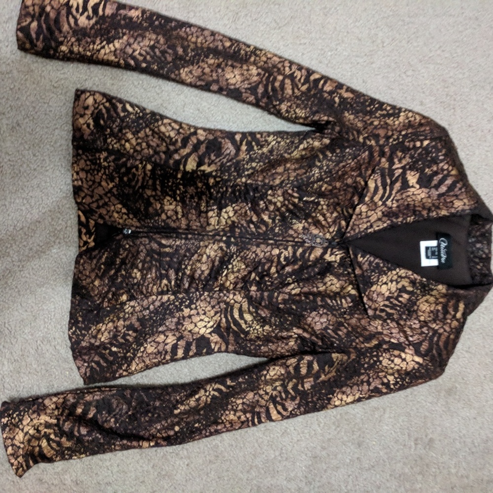 Nuvue Copper colored jacket size small