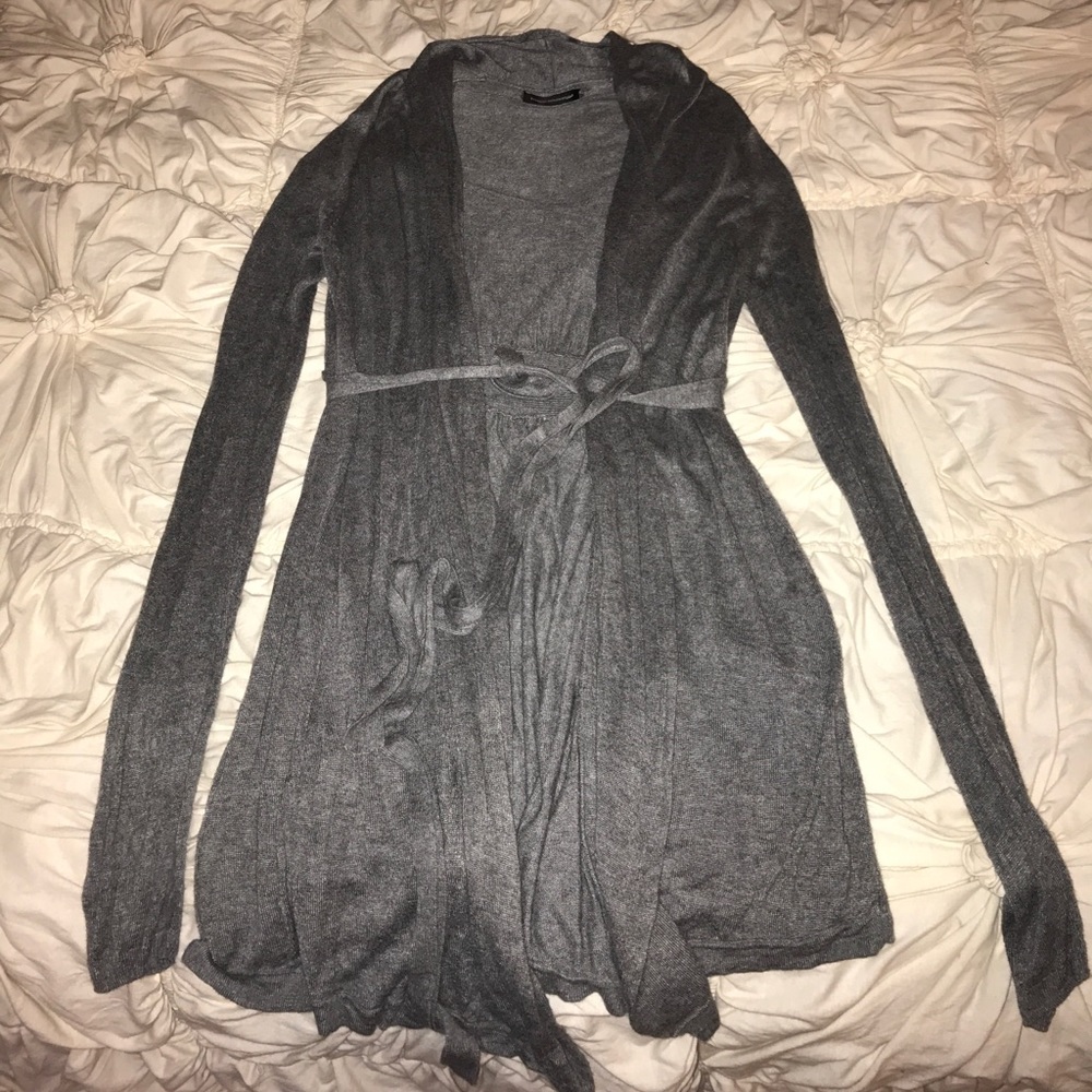 Express gray sweater