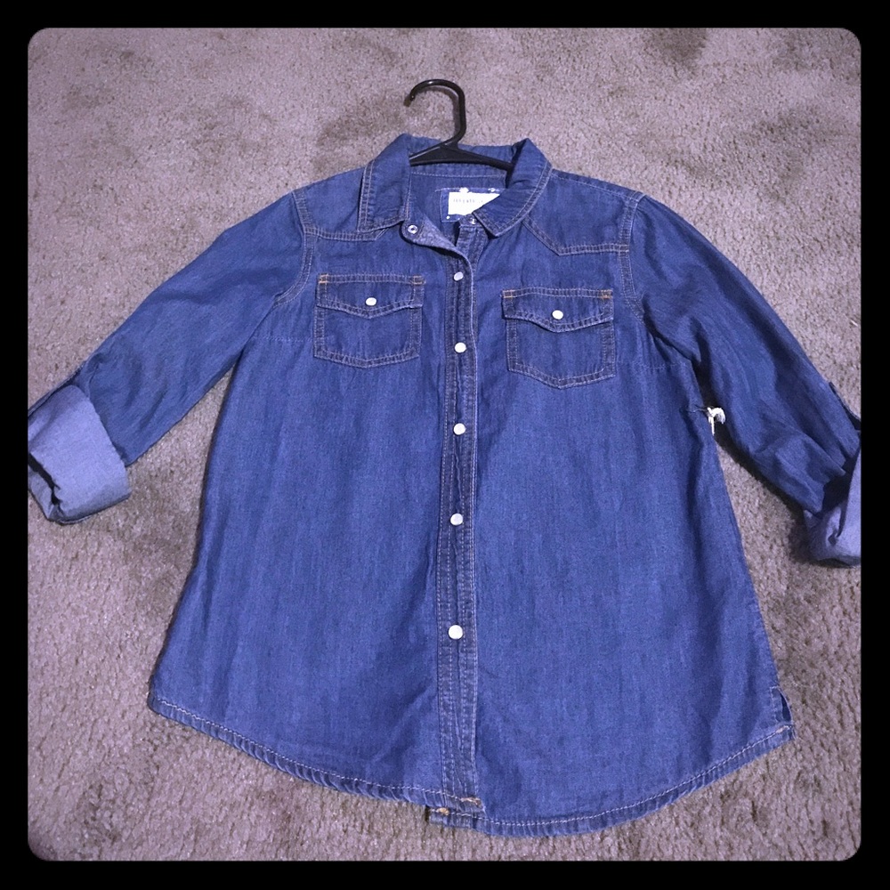 Denim Button Down Shirt