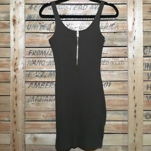 Pinyotto Bacio NY Olive Bodycon Dress