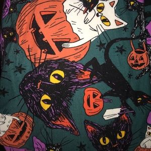 TC 2 Lularoe Halloween Cat leggings