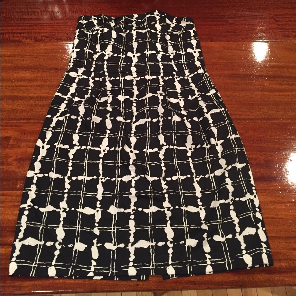 Express Size 12 black and white dress