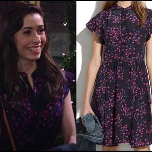 Madewell Floral Silk Dress / Size 10