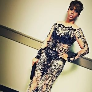 Custom Made Nude Sequin Set