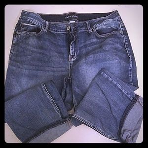 Maurices denim capris