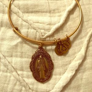 Alex and Ani "Mary of Guadalupe" charm bangle