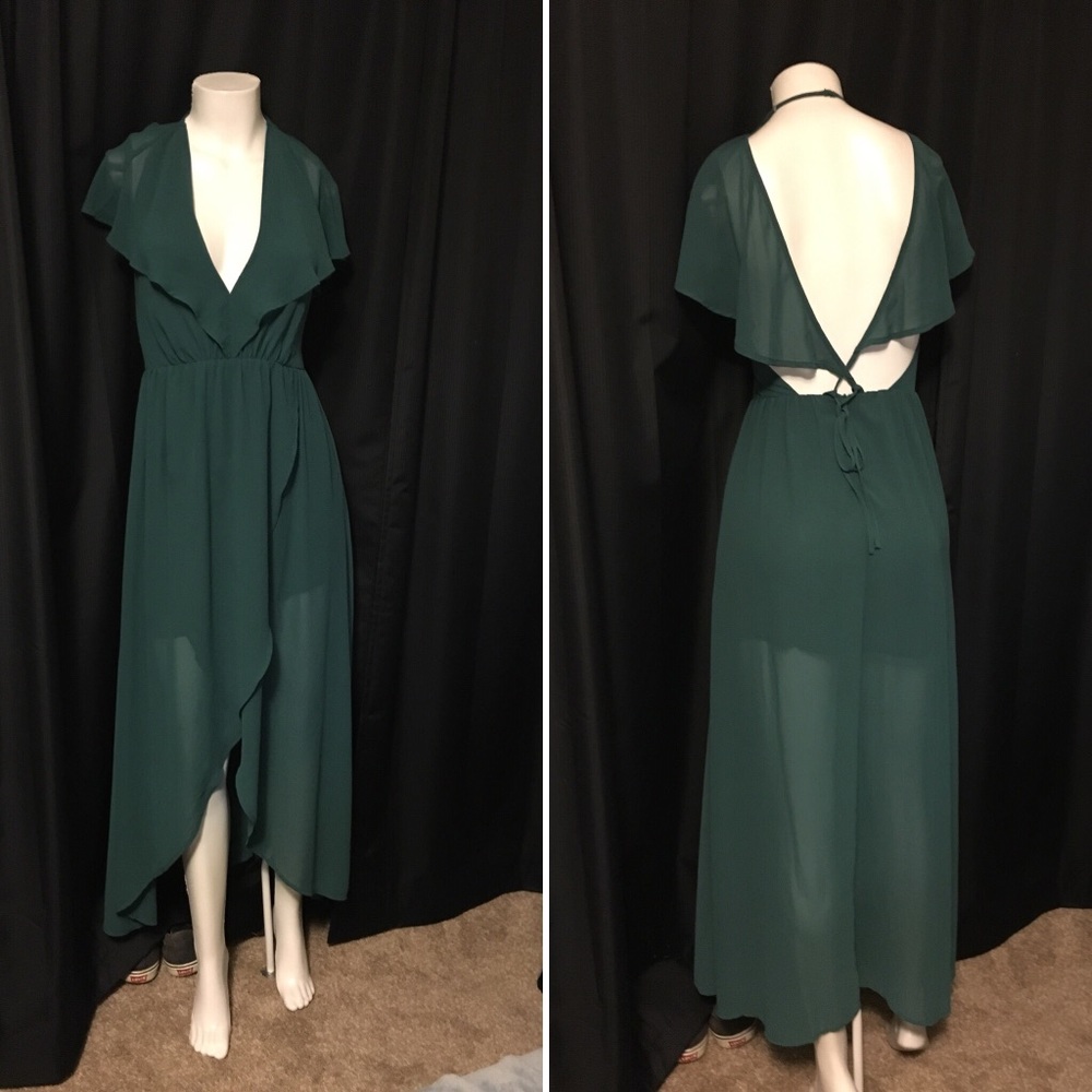 Chiffon Maxi Night Out Dress