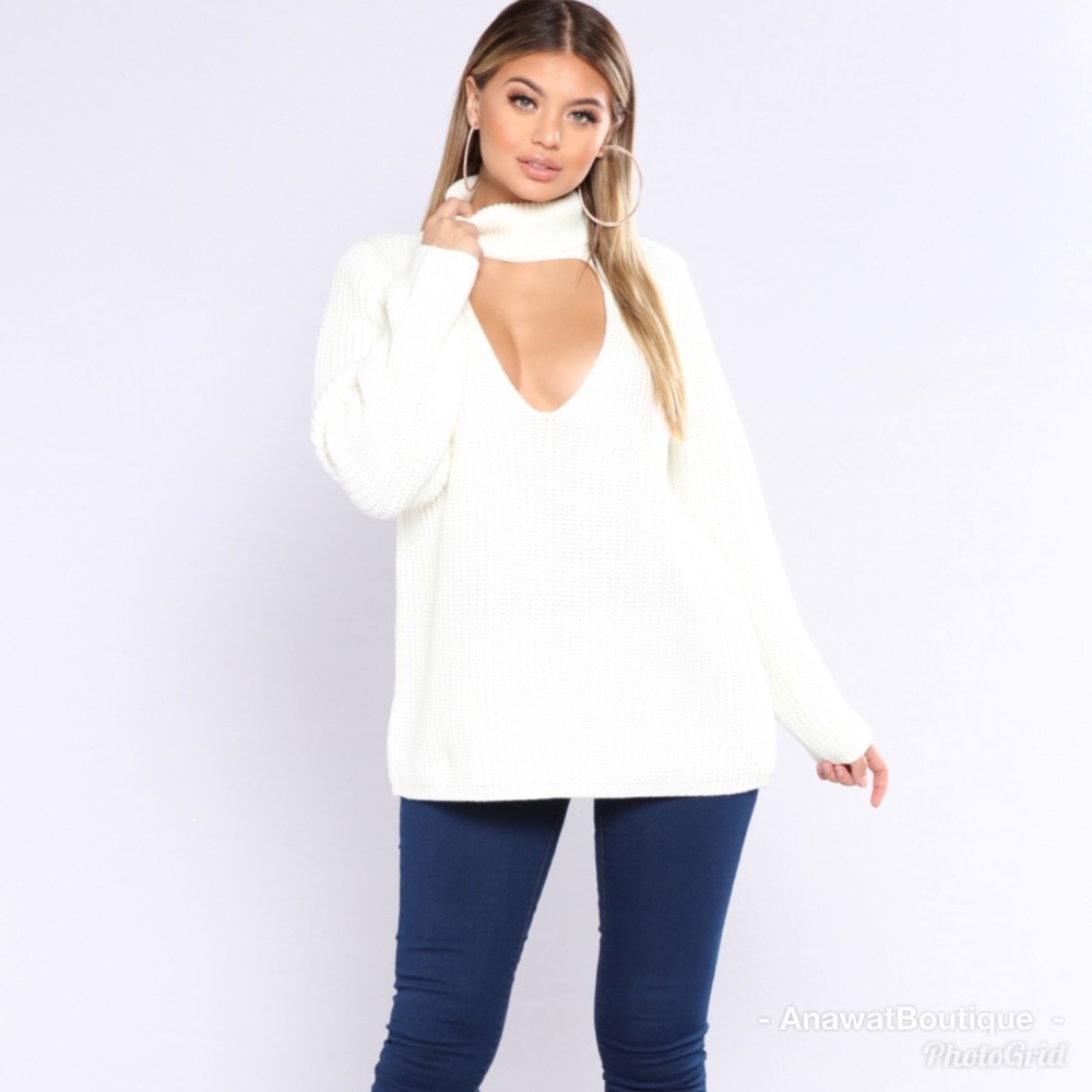 Skyline Lace Up Sweater