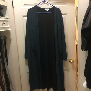 Navy Blue LuLaRoe Sarah Super Stretchy texture