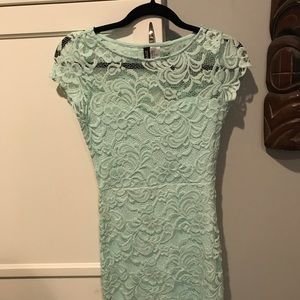 Mint Lace dress