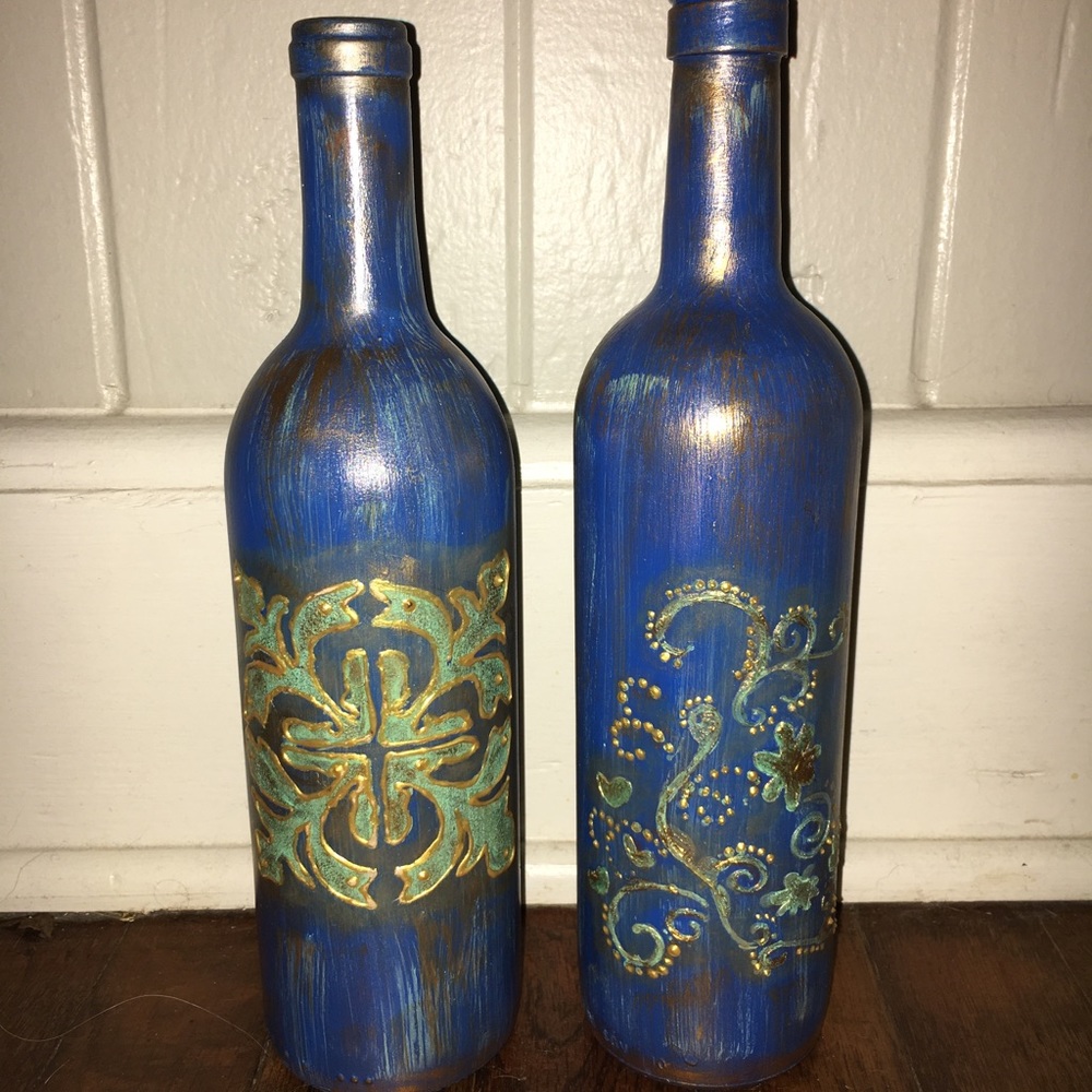 Rustic Decorative Bottles