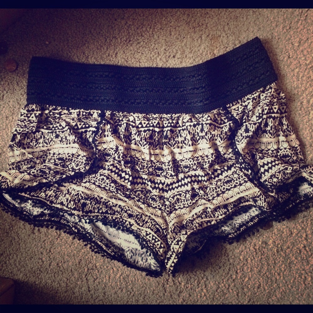 Bohemian style shorts