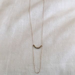 NWOT Anthropologie gold necklace