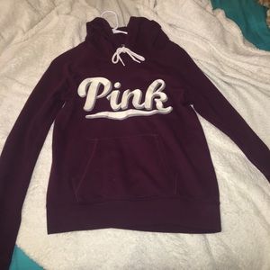 Maroon PINK hoodie