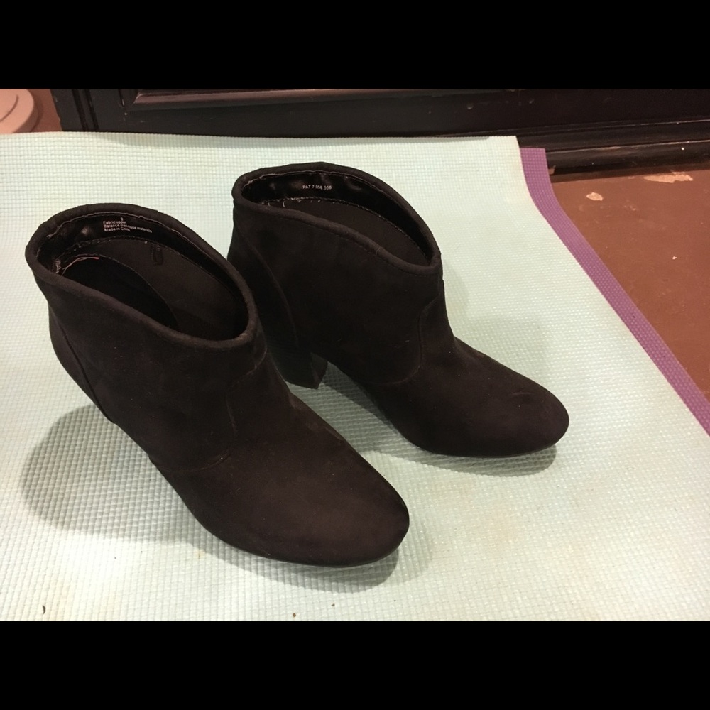 Black ankle boots
