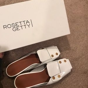 Rosetta Getty Patent Mule