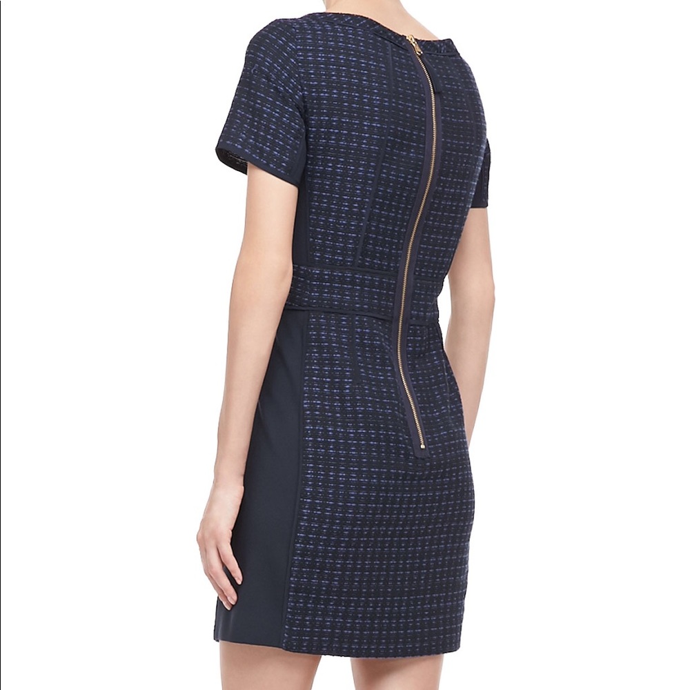 Blue Patterned Tweed Marc by Marc Jacobs Dress