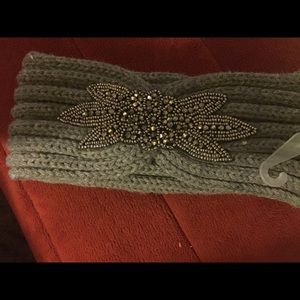 HEADBAND BLING GRAY