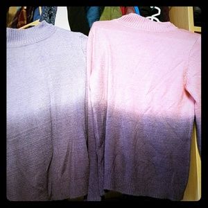 Ombre sweaters, long sleaves, warm, stylish
