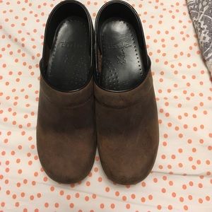 Well loved brown danskos