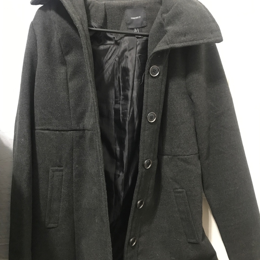 Forever 21 gray coat