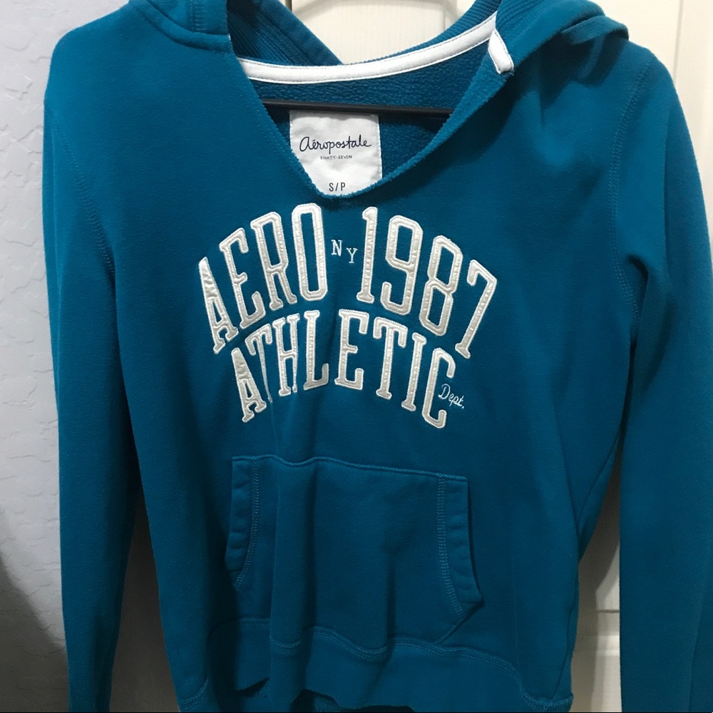 Turquoise Aeropostale Hoodie