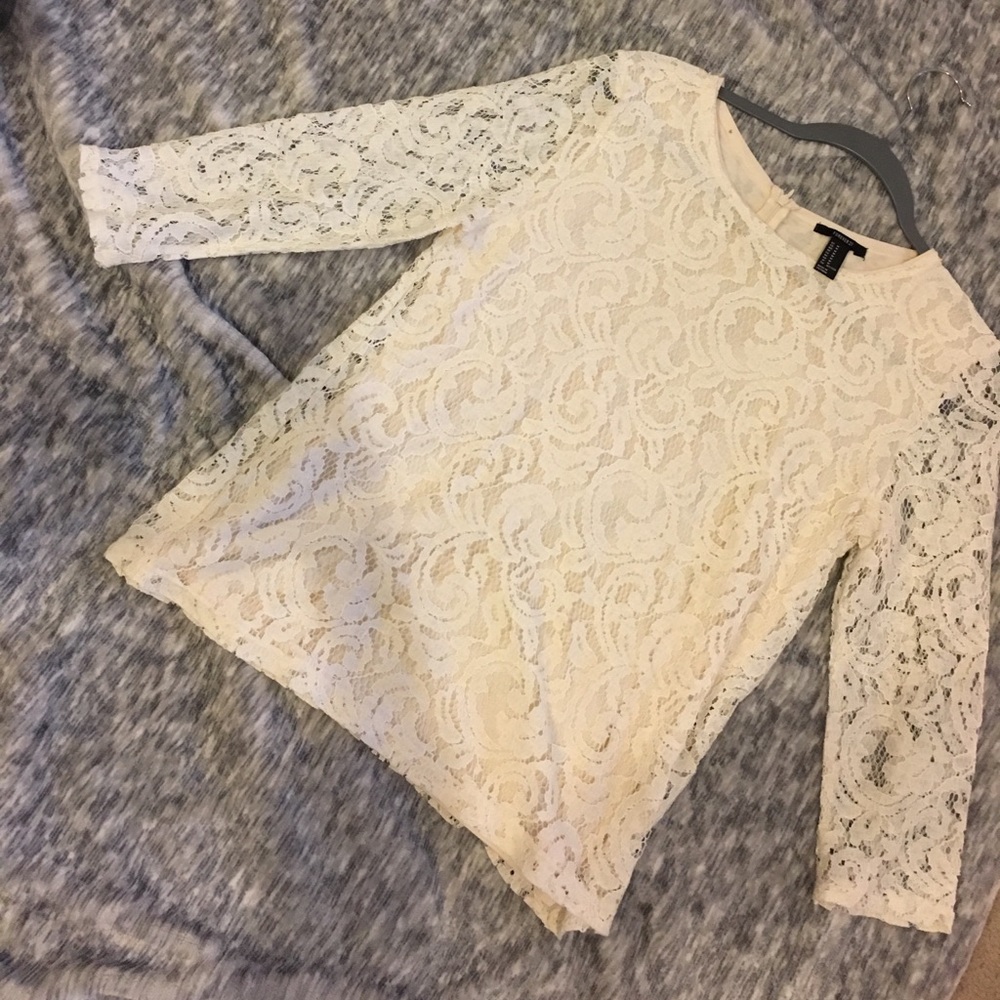 White Lace Blouse