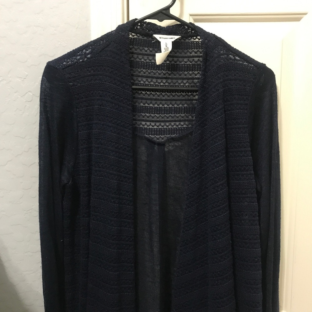 Navy blue cardigan