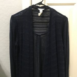Navy blue cardigan