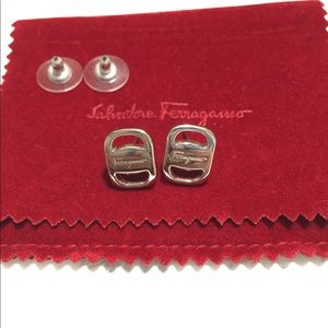 💯% Authentic Salvatore Ferragamo earrings