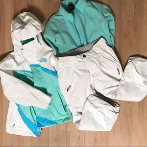 North Face 3 pc Ski Set XXS for 4-6 yrs old