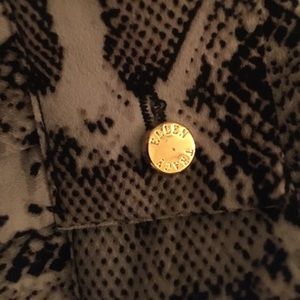 Snake skin button up blouse