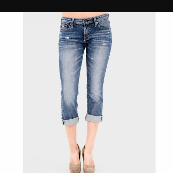 low rise crop jeans
