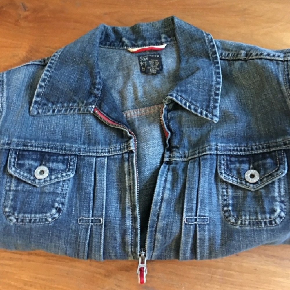 Lucky Brand denim jacket, size Large.