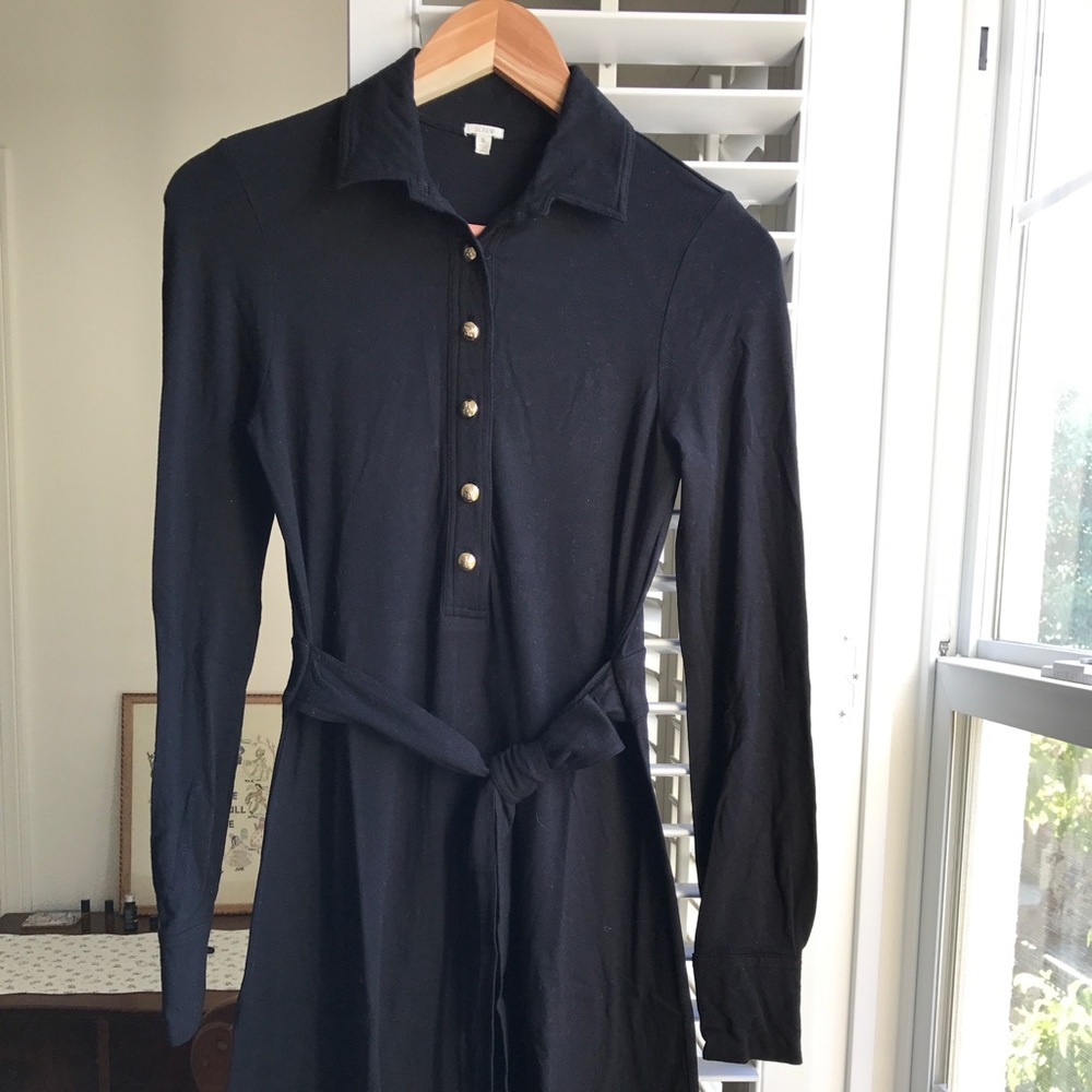 J.Crew black dress