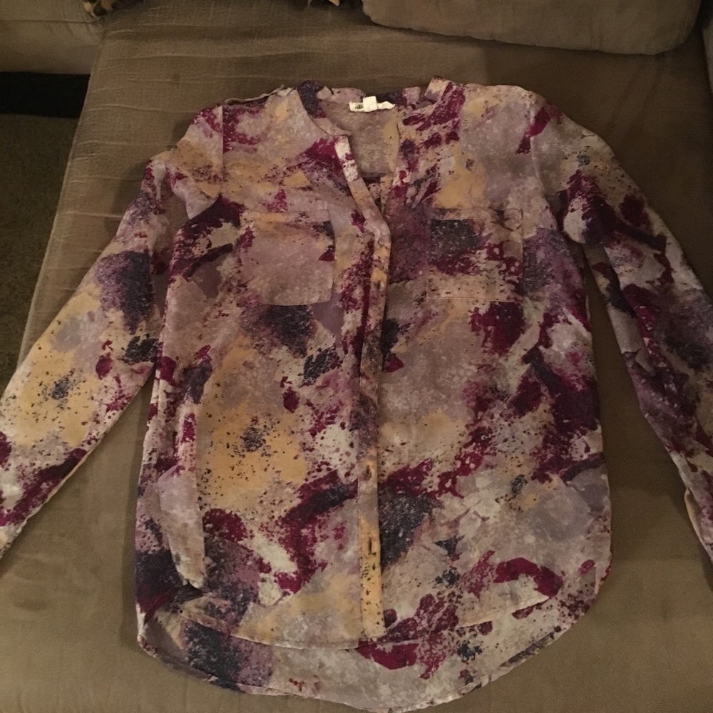 Purple Pattern blouse